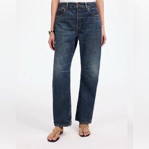 Madewell The Darted Barrel-Leg Jean